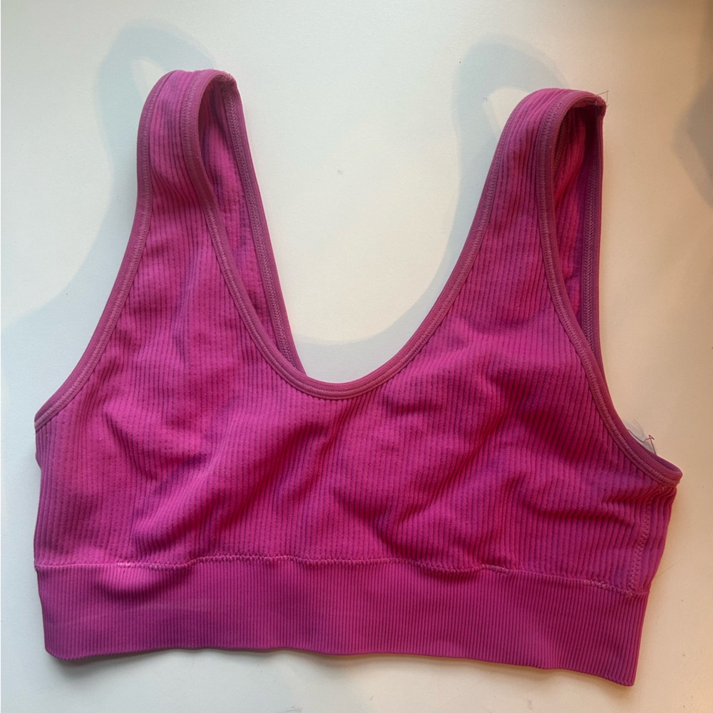 Aerie Bold Pink Sports Bra